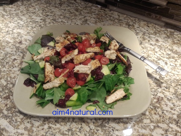 A4N Simple Spring Salad w/Grilled Chicken